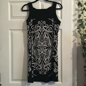 Black and white speechless dress
